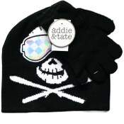 Wholesale - BOYS BLACK HAT AND GLOVE SET C/P 96, UPC: 794434431447